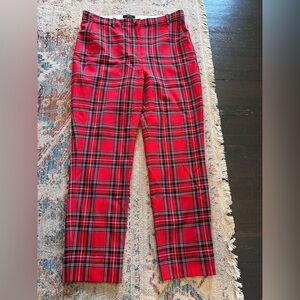 J. Crew High Rise Cameron Plaid Women’s Pants